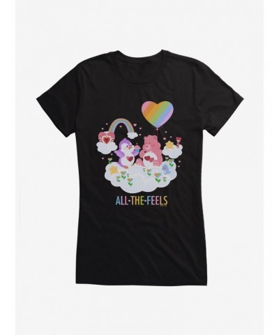 Care Bears All The Feels Heart Girls T-Shirt $10.21 T-Shirts