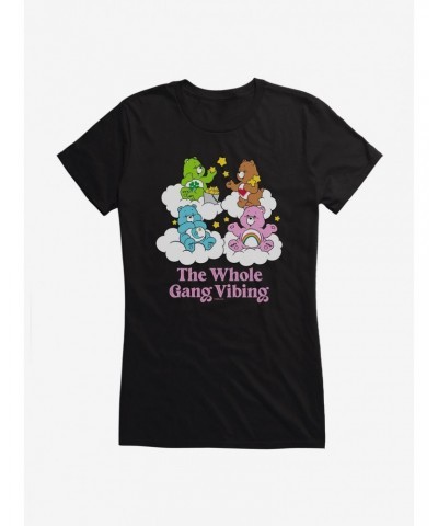 Care Bears The Whole Gang Vibing Girls T-Shirt $10.96 T-Shirts