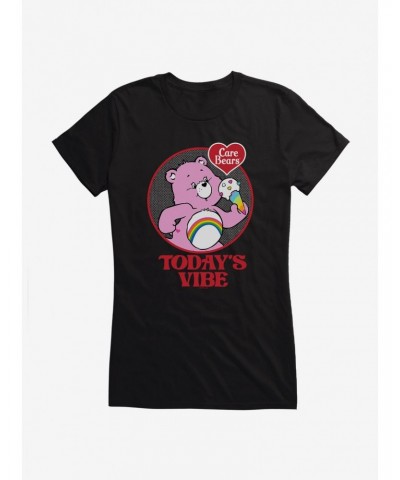 Care Bears Cheer Bear Today's Vibe Girls T-Shirt $7.97 T-Shirts