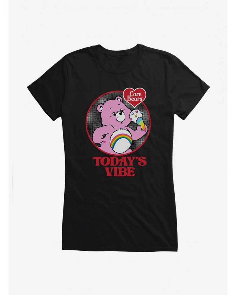 Care Bears Cheer Bear Today's Vibe Girls T-Shirt $7.97 T-Shirts