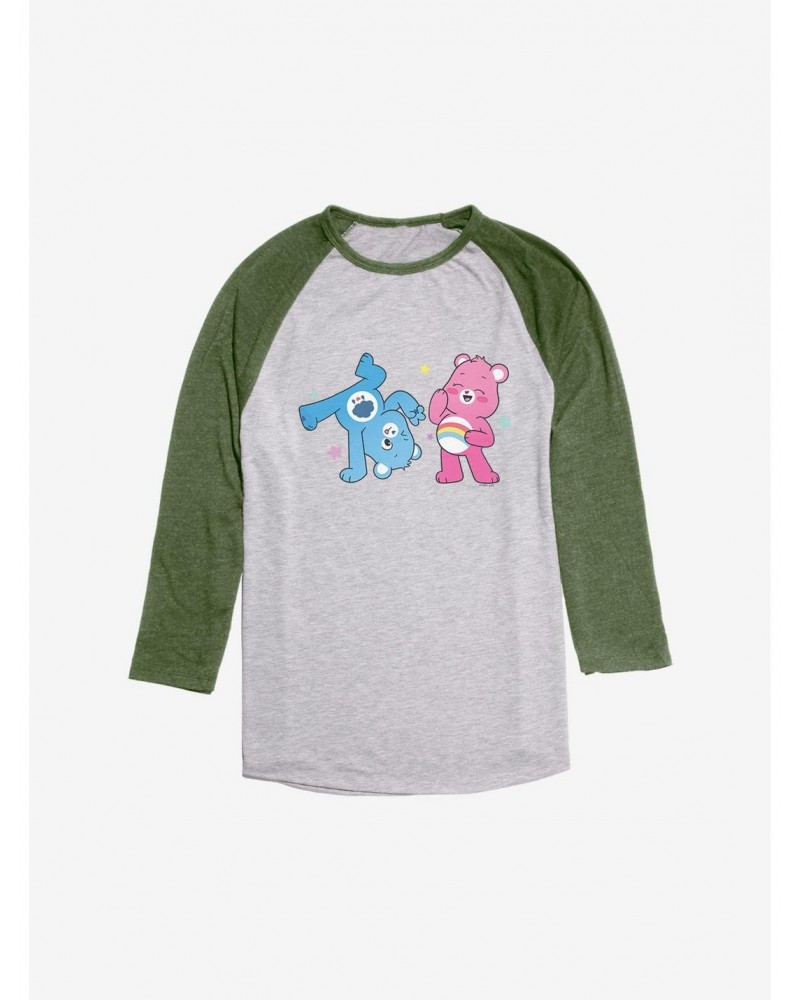 Care Bears Cheer and Grumpy Goofing Around Raglan $13.01 Raglans