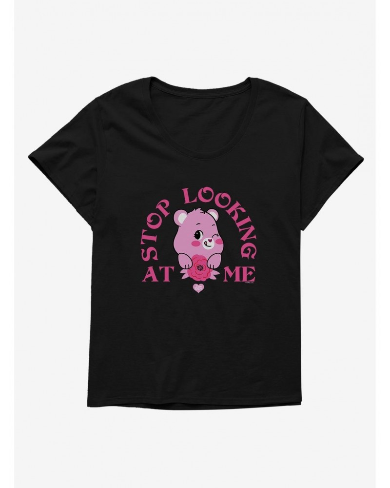 Care Bears Stop Looking Girls T-Shirt Plus Size $10.40 T-Shirts