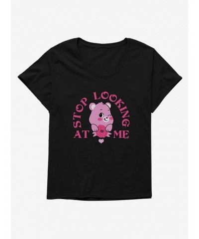 Care Bears Stop Looking Girls T-Shirt Plus Size $10.40 T-Shirts