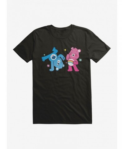 Care Bears Grumpy And Cheer Cartwheel T-Shirt $11.95 T-Shirts