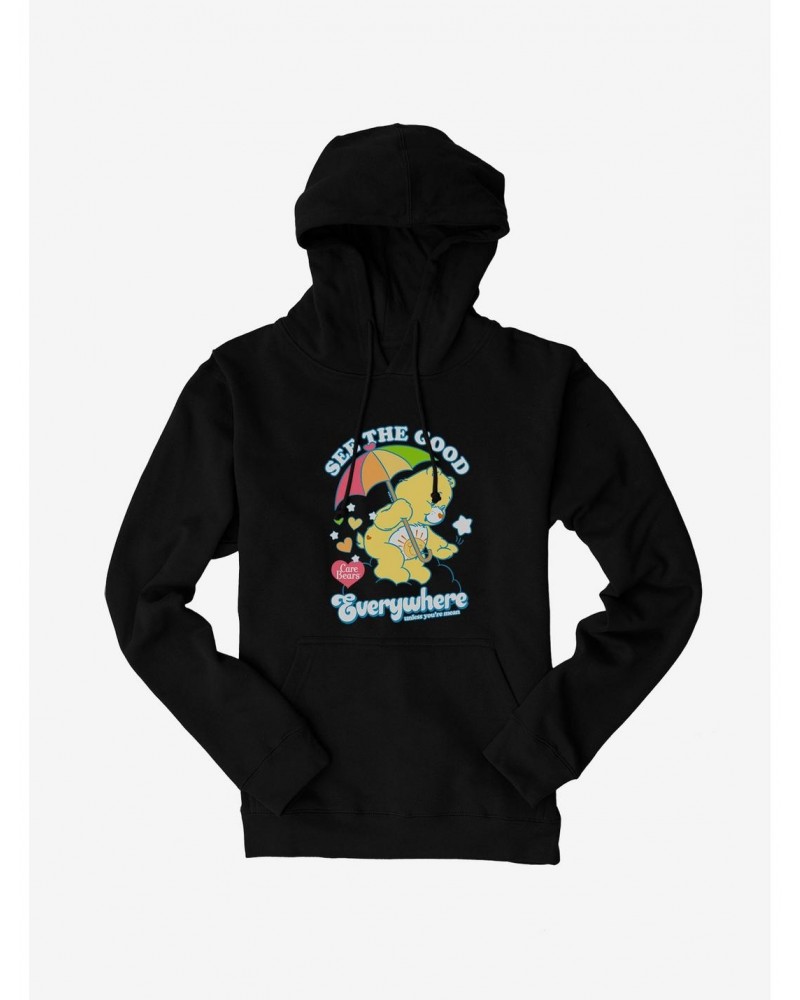 Care Bears Funshine Bear Good Everywhere Unless You're Mean Hoodie $14.37 Hoodies