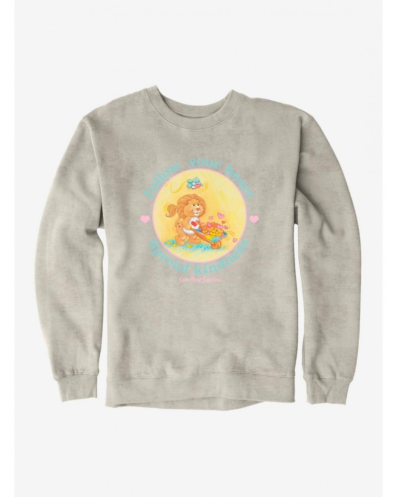 Care Bear Cousins Brave Heart Lion Follow Your Heart Sweatshirt $16.24 Sweatshirts