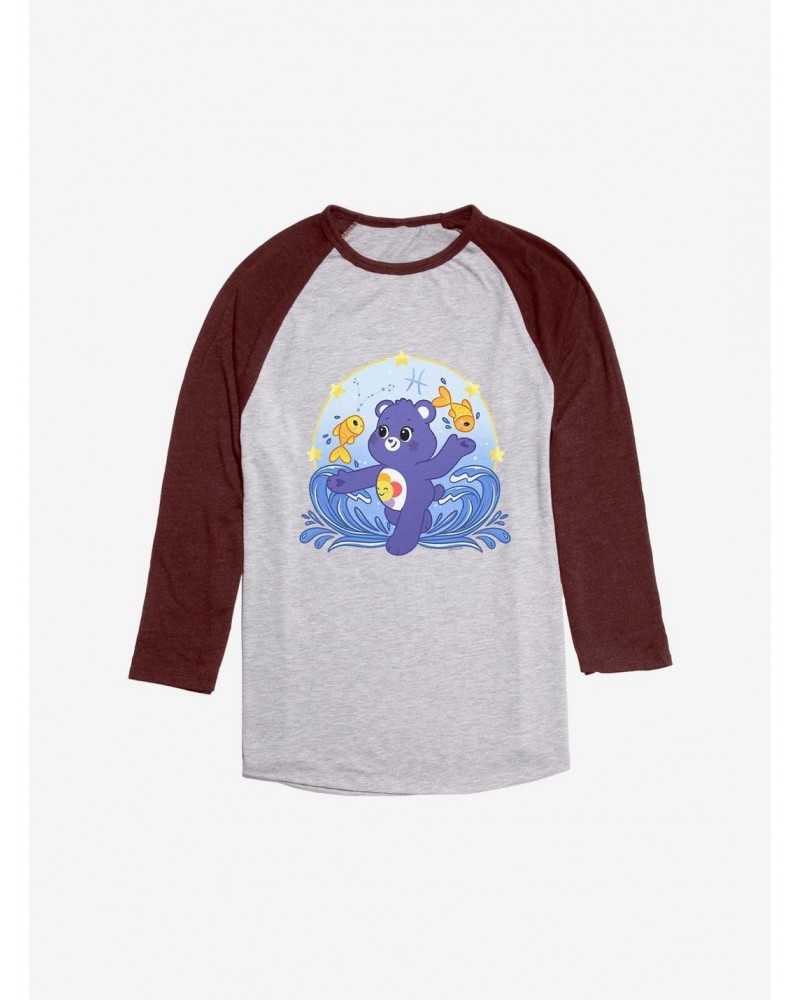 Care Bears Pisces Bear Raglan $11.27 Raglans