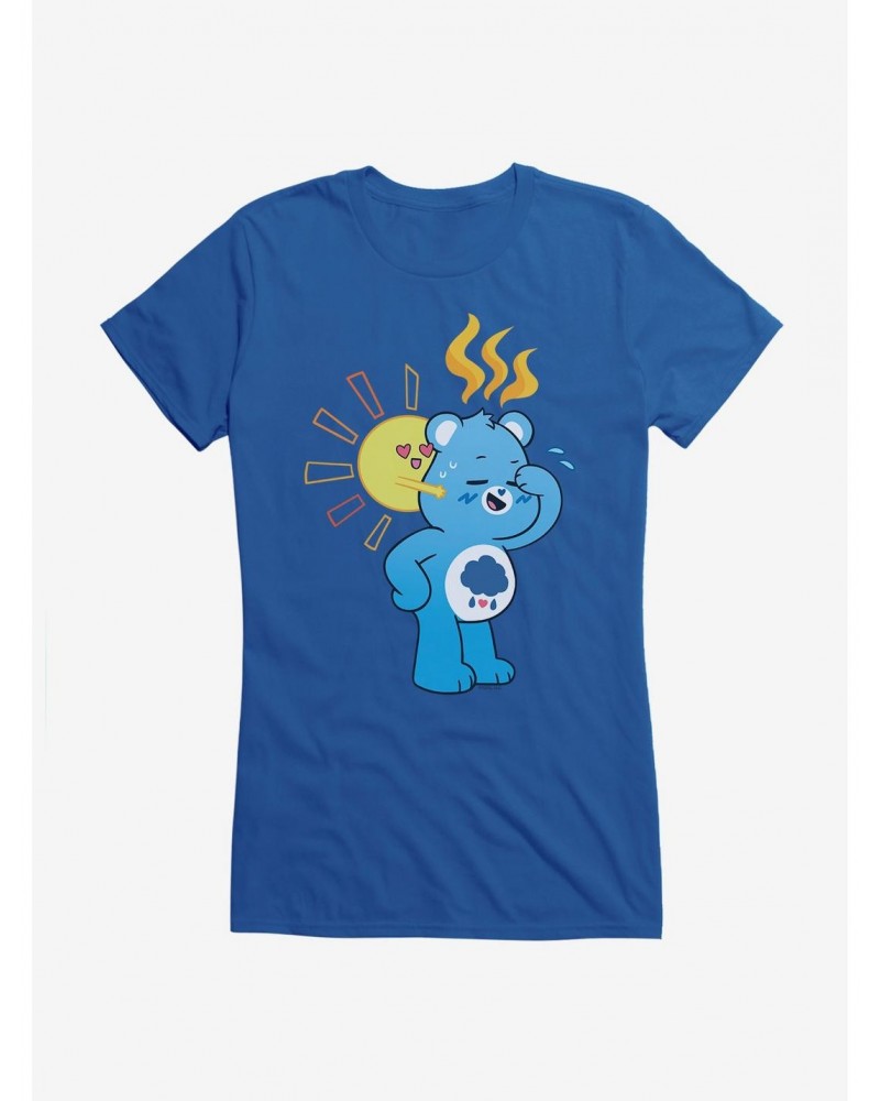 Care Bears Grumpy Bear Sweat Girls T-Shirt $9.21 T-Shirts