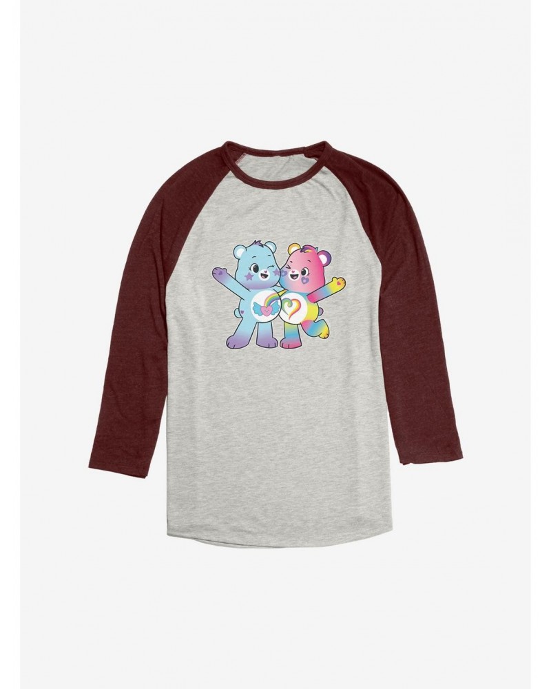 Care Bears Rainbow Heart and Dream Bright Bear Raglan $13.01 Raglans