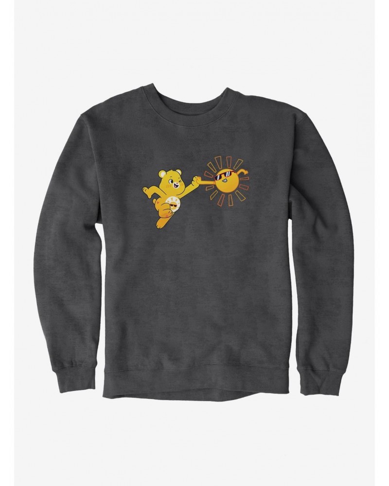 Care Bears Funshine Bear High Five Sweatshirt $15.87 Sweatshirts