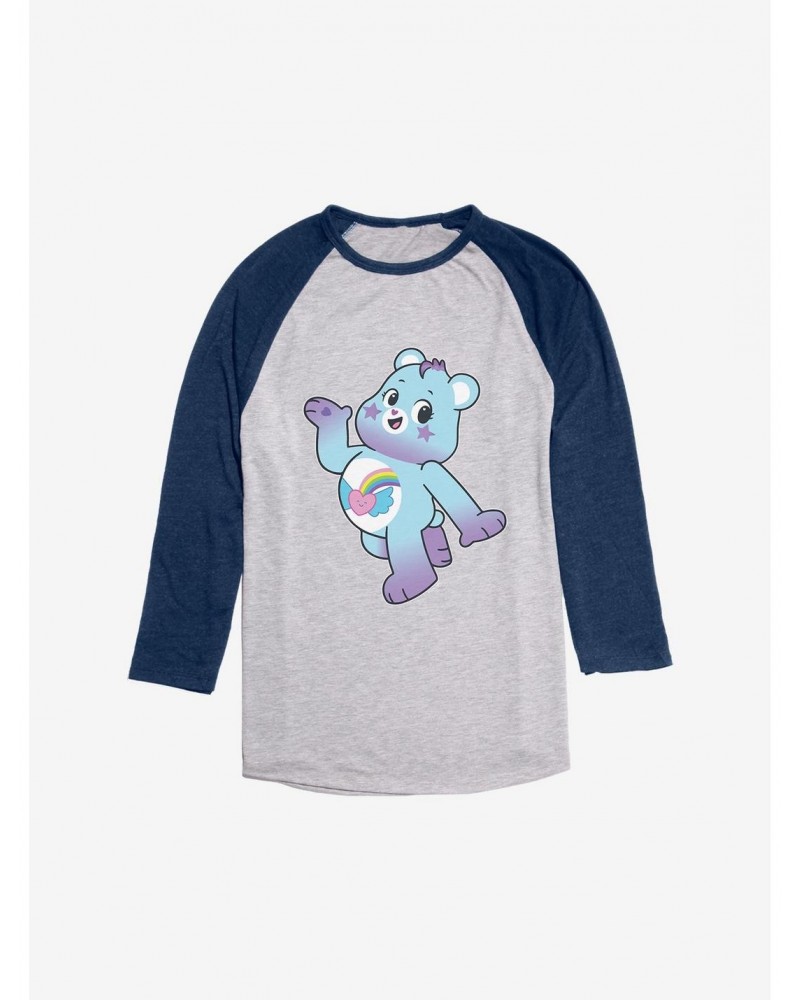 Care Bears Side Pose Dream Bright Bear Raglan $11.27 Raglans