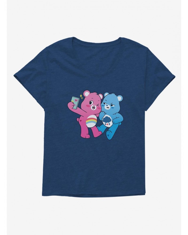 Care Bears Grumpy And Cheer Annoyed Selfie Plus Girls T-Shirt $12.14 T-Shirts