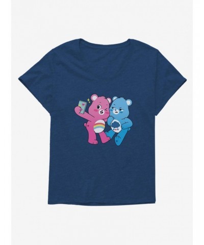 Care Bears Grumpy And Cheer Annoyed Selfie Plus Girls T-Shirt $12.14 T-Shirts