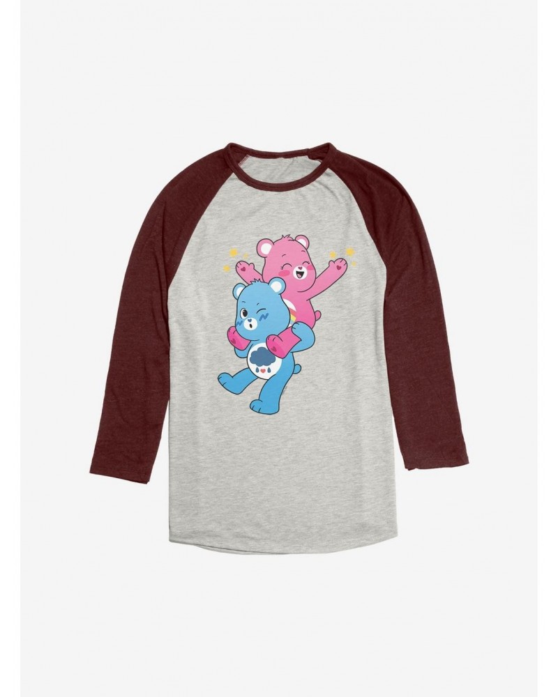 Care Bears Cheer and Grump Piggyback Ride Raglan $13.87 Raglans