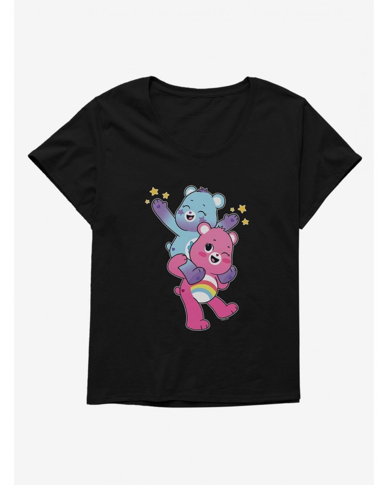 Care Bears Dream Bright Bear and Cheer Bear Girls T-Shirt Plus Size $10.12 T-Shirts