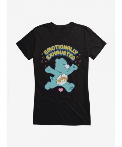 Care Bears Wish Bear Emotionally Exhausted Girls T-Shirt $10.71 T-Shirts