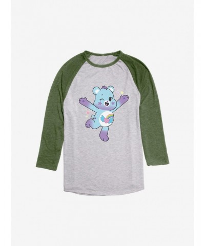 Care Bears Jump Dream Bright Bear Raglan $14.16 Raglans