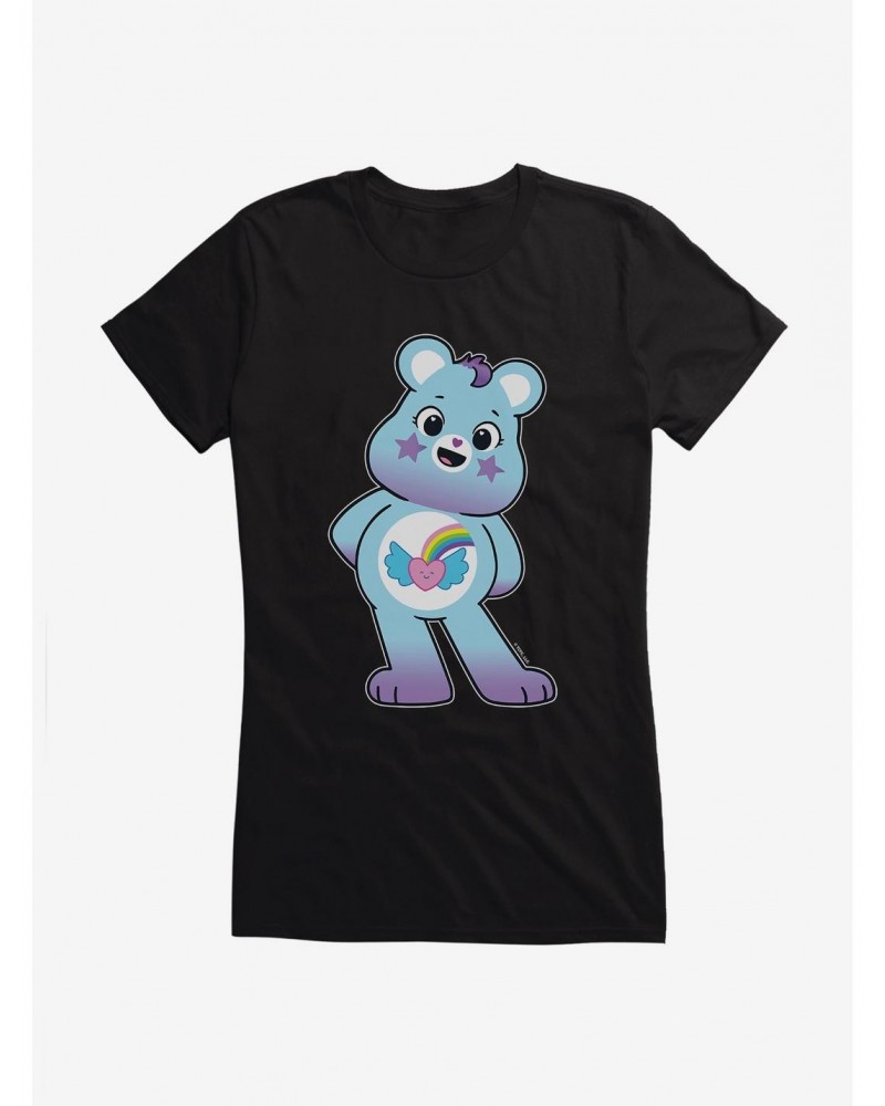 Care Bears Dream Bright Bear Standing Girls T-Shirt $8.72 T-Shirts