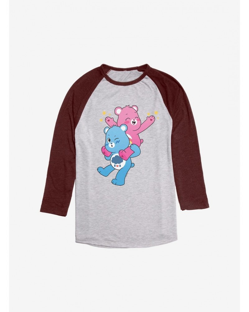 Care Bears Cheer and Grump Piggyback Ride Raglan $10.69 Raglans