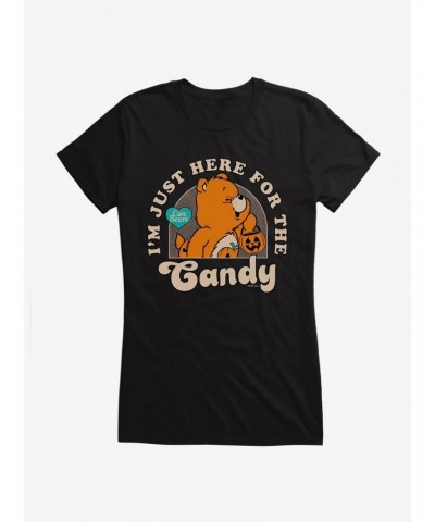 Care Bears Just Here For The Candy Girls T-Shirt $12.45 T-Shirts