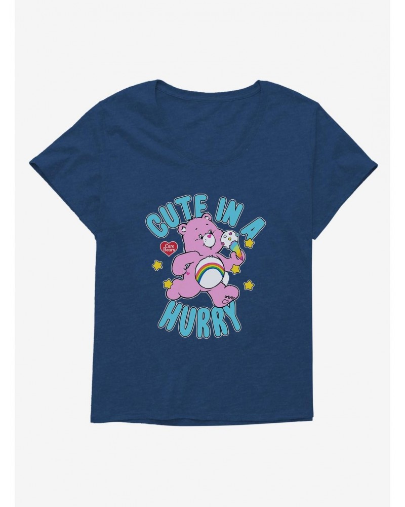 Care Bears Cheer Bear Cute In A Hurry Girls T-Shirt Plus Size $13.58 T-Shirts