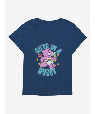 Care Bears Cheer Bear Cute In A Hurry Girls T-Shirt Plus Size $13.58 T-Shirts