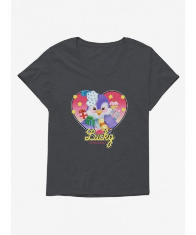 Care Bear Cousins Cozy Heart Penguin Lucky Girls T-Shirt Plus Size $10.76 T-Shirts