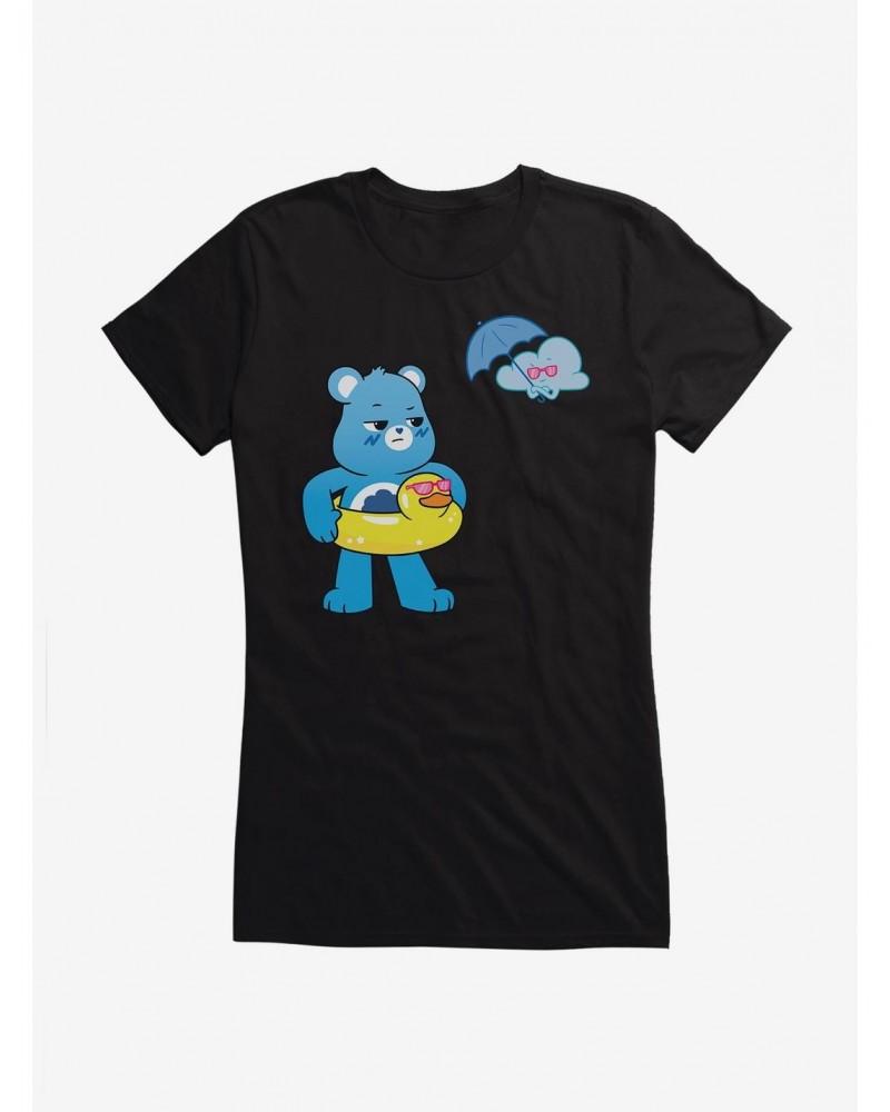 Care Bears Grumpy Summer Girls T-Shirt $9.46 T-Shirts