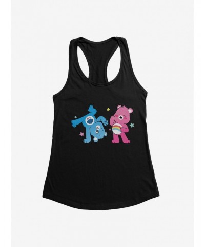 Care Bears Grumpy And Cheer Cartwheel Girls Tank $10.21 Tanks