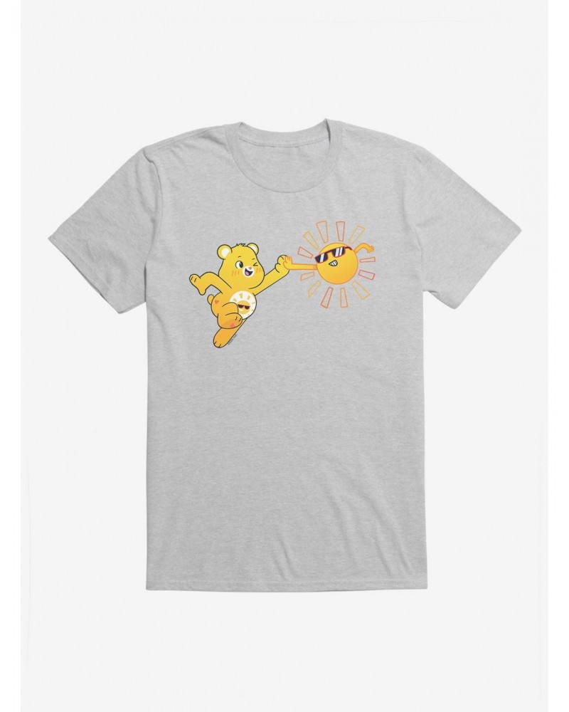 Care Bears Funshine Bear High Five T-Shirt $10.28 T-Shirts