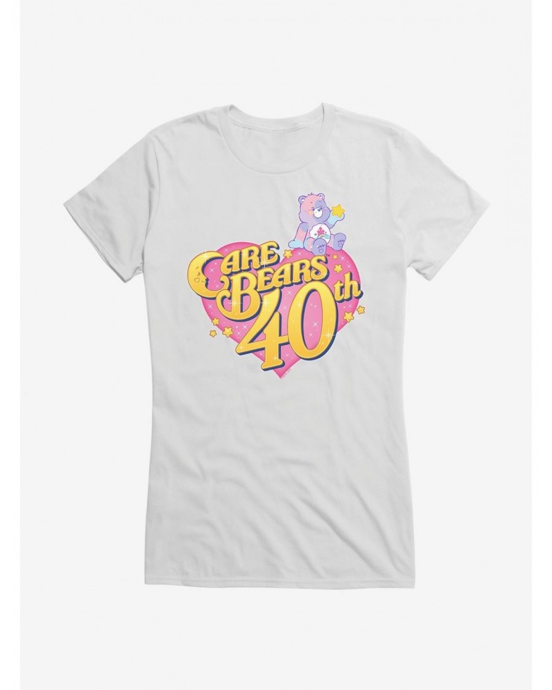 Care Bears Anniversary Logo Girls T-Shirt $7.47 T-Shirts