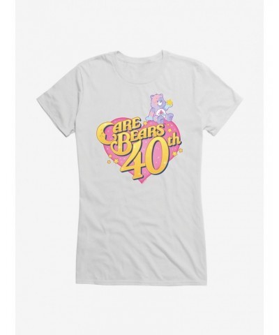 Care Bears Anniversary Logo Girls T-Shirt $7.47 T-Shirts