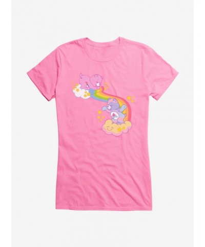 Care Bears In The Clouds Girls T-Shirt $8.47 T-Shirts