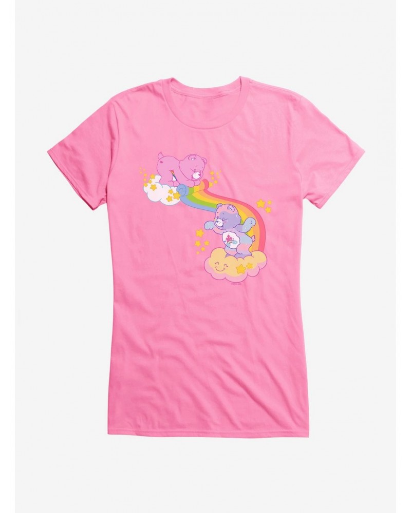 Care Bears In The Clouds Girls T-Shirt $8.47 T-Shirts