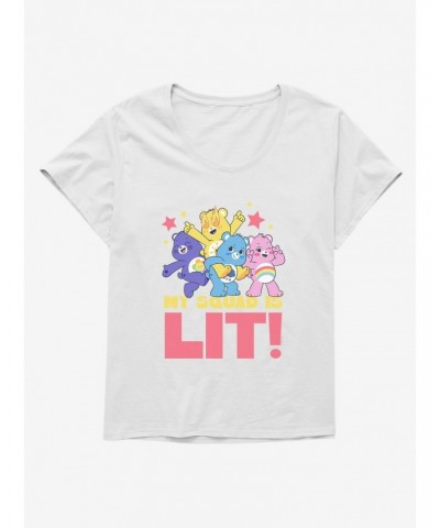 Care Bears Lit Squad Girls T-Shirt Plus Size $13.87 T-Shirts