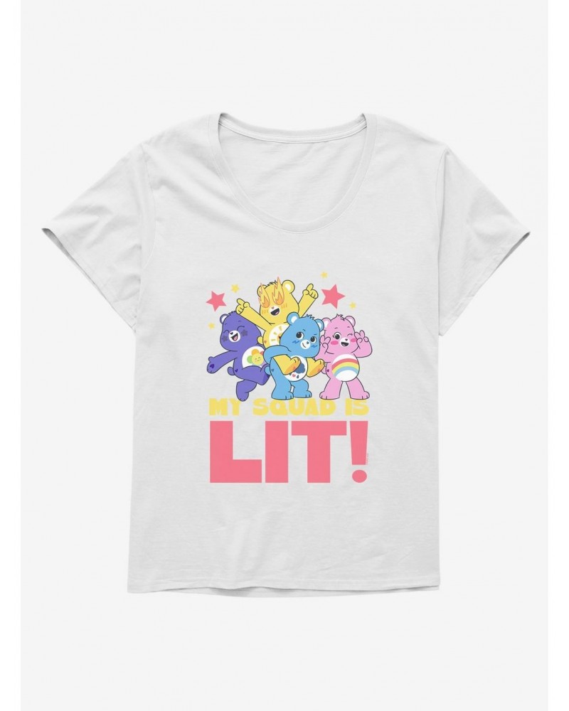 Care Bears Lit Squad Girls T-Shirt Plus Size $13.87 T-Shirts