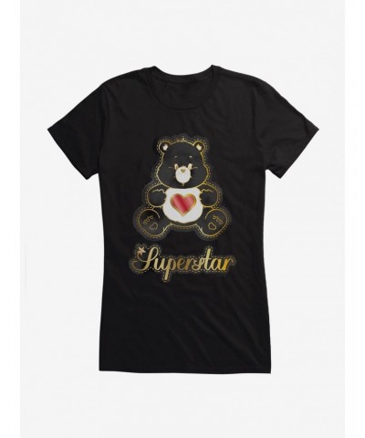 Care Bears Superstar Gold Script Girls T-Shirt $7.97 T-Shirts