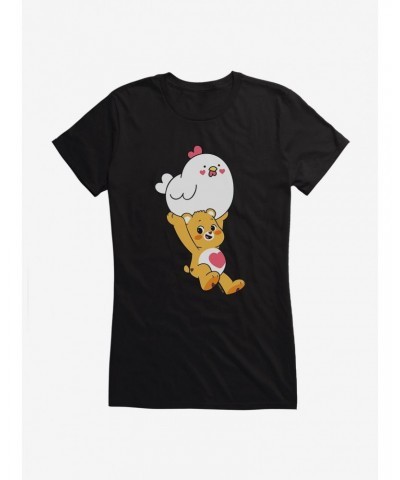 Care Bears Tenderheart Bear Chicken Girls T-Shirt $8.72 T-Shirts