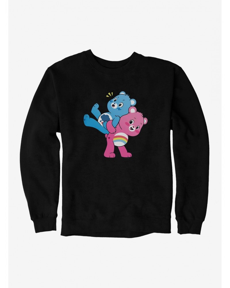 Care Bears Grumpy And Cheer Surprise Back Ride Sweatshirt $12.92 Sweatshirts