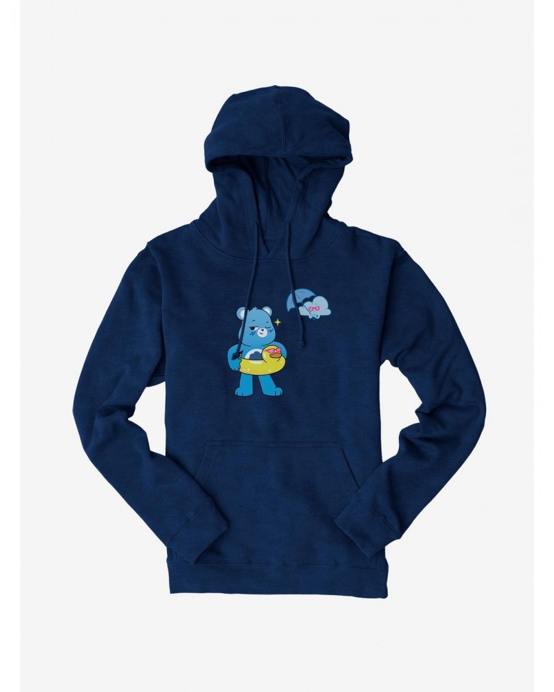 Care Bears Grumpy Bear Wink Summer Hoodie $16.61 Hoodies