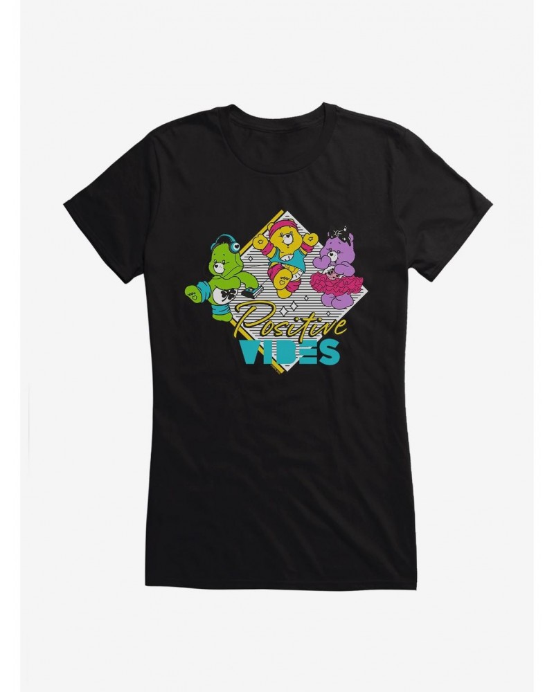 Care Bears Positive Vibes Girls T-Shirt $12.45 T-Shirts