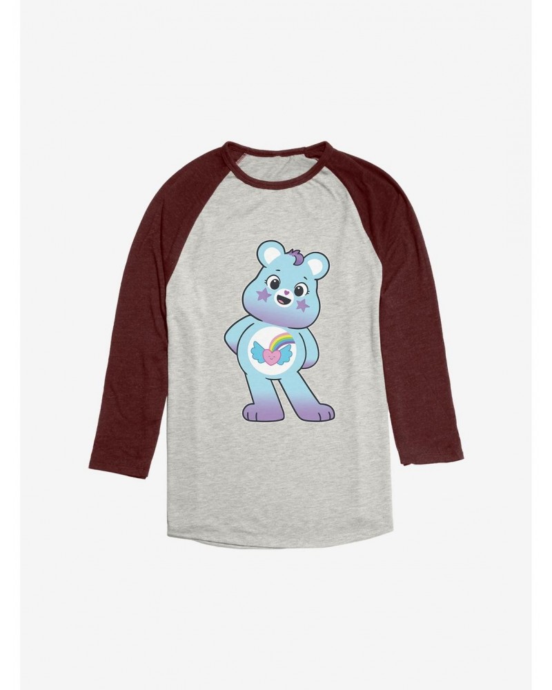 Care Bears Pose Dream Bright Bear Raglan $8.96 Raglans