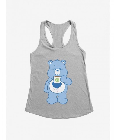 Care Bears Grumpy Bear Coffee Girls Tank $10.71 Tanks