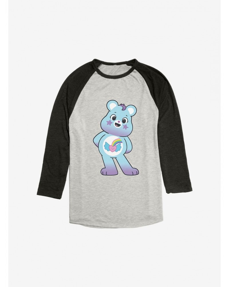 Care Bears Pose Dream Bright Bear Raglan $11.85 Raglans