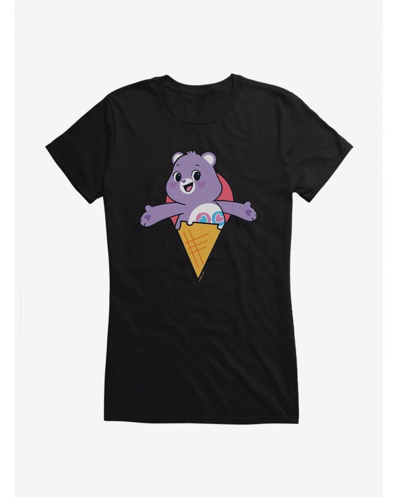 Care Bears Share Bear Ice Cream Snack Girls T-Shirt $10.96 T-Shirts