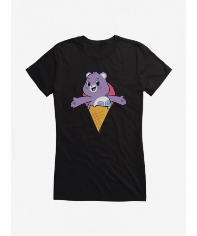 Care Bears Share Bear Ice Cream Snack Girls T-Shirt $10.96 T-Shirts