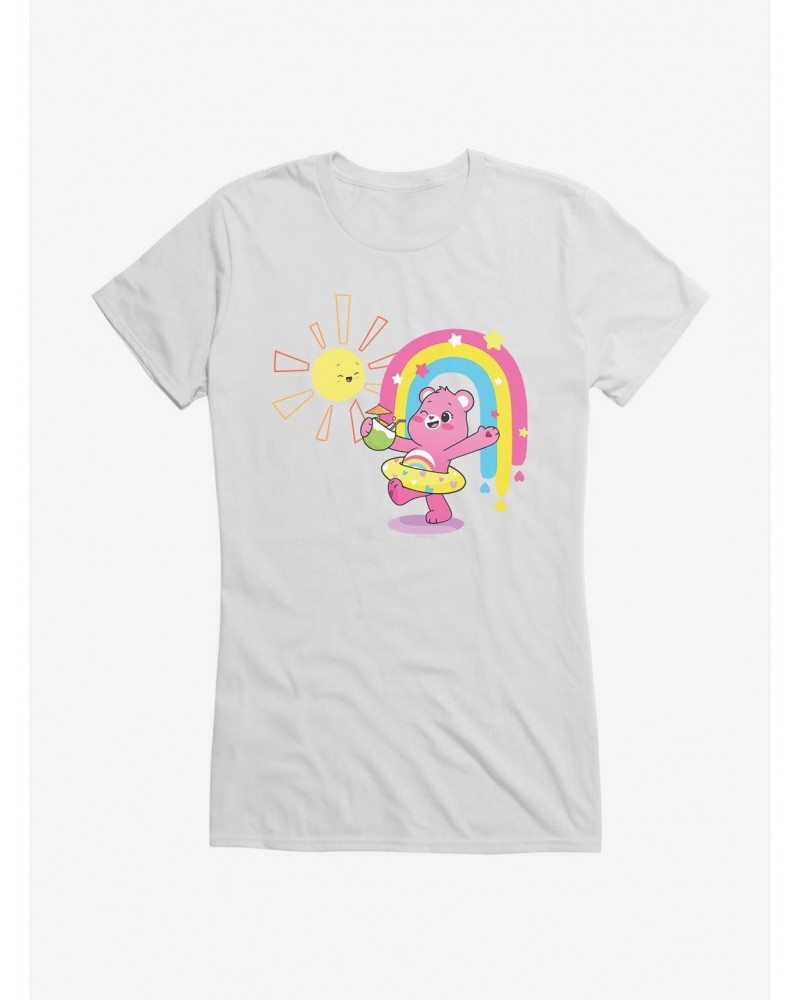 Care Bears Cheer Bear Innertube Girls T-Shirt $7.47 T-Shirts