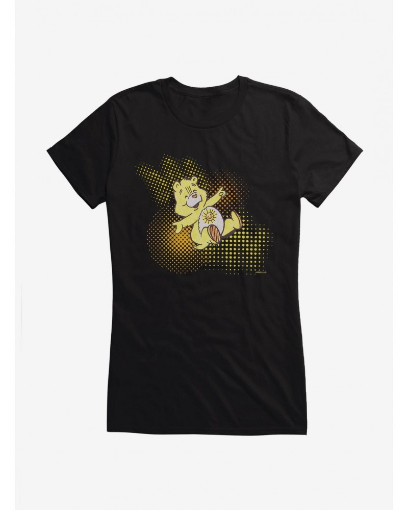 Care Bears Retro Funshine Bear Girls T-Shirt $8.96 T-Shirts