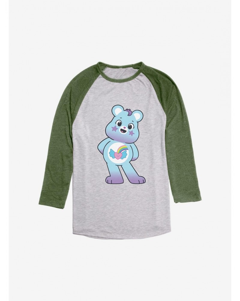 Care Bears Pose Dream Bright Bear Raglan $14.16 Raglans