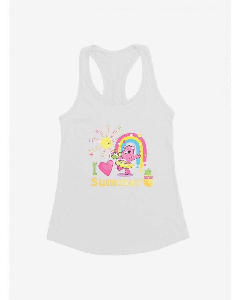 Care Bears Cheer Bear I Love Summer Girls Tank Top $10.71 Tops